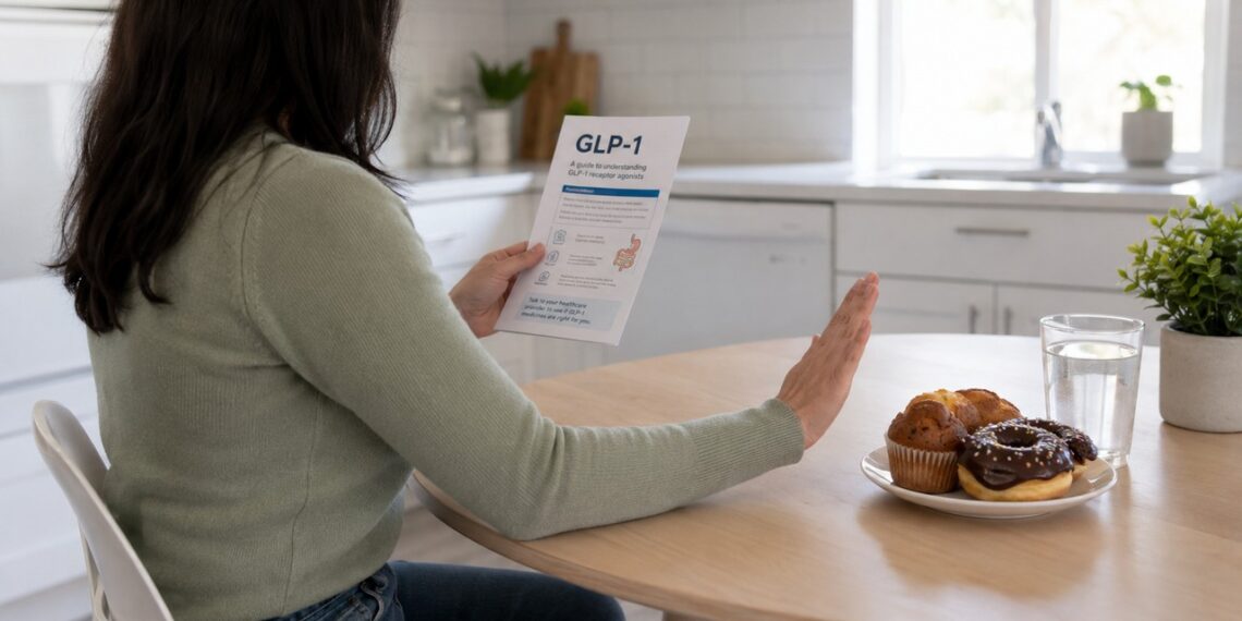 A ação do GLP-1 pode envolver não só saciedade, mas também menor impulso diante de alimentos muito palatáveis.