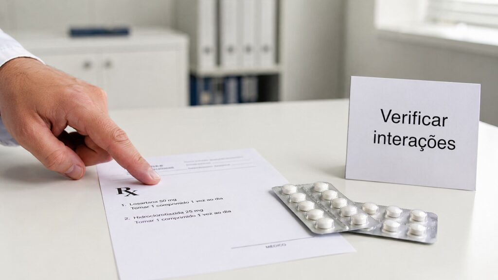 Mesmo sem opioide, o medicamento exige avaliação de riscos e interações antes do uso.