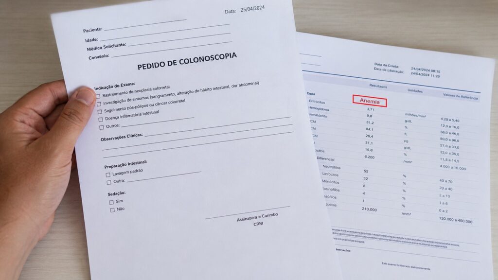Exames ajudam a esclarecer sinais como anemia, dor abdominal e mudança intestinal.