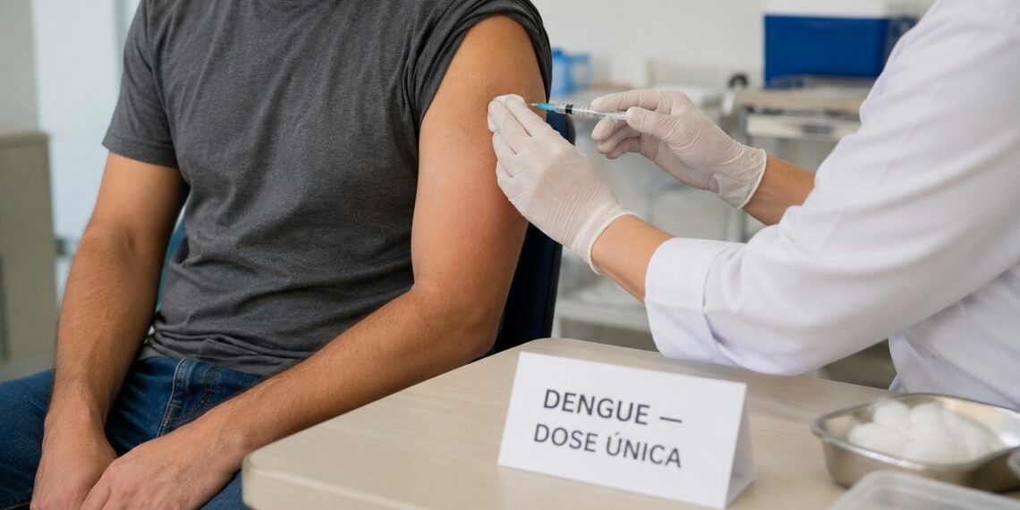 A dose única pode facilitar a proteção contra a dengue em campanhas de vacinação.