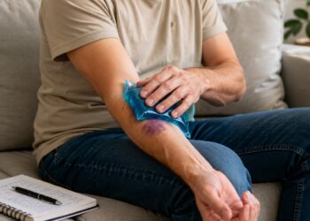 Observar hematomas frequentes ajuda a diferenciar pancadas comuns de sinais que merecem investigação.