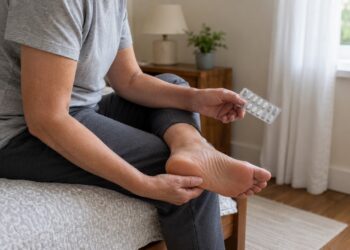 O formigamento nos pés durante o uso prolongado de metformina pode exigir investigação da vitamina B12.