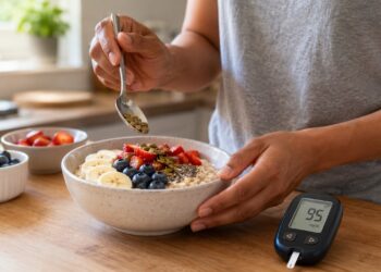 Hábitos ricos em fibras podem apoiar a microbiota intestinal e favorecer o controle metabólico no dia a dia.
