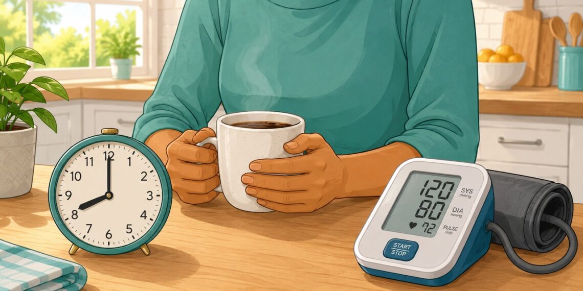 Concentrar o café na manhã pode alinhar o hábito ao relógio biológico e ao cuidado cardiovascular.