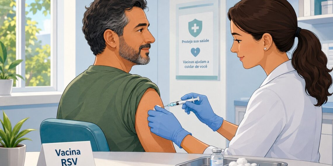 A vacinação contra RSV pode ajudar a proteger adultos com maior risco de complicações respiratórias.