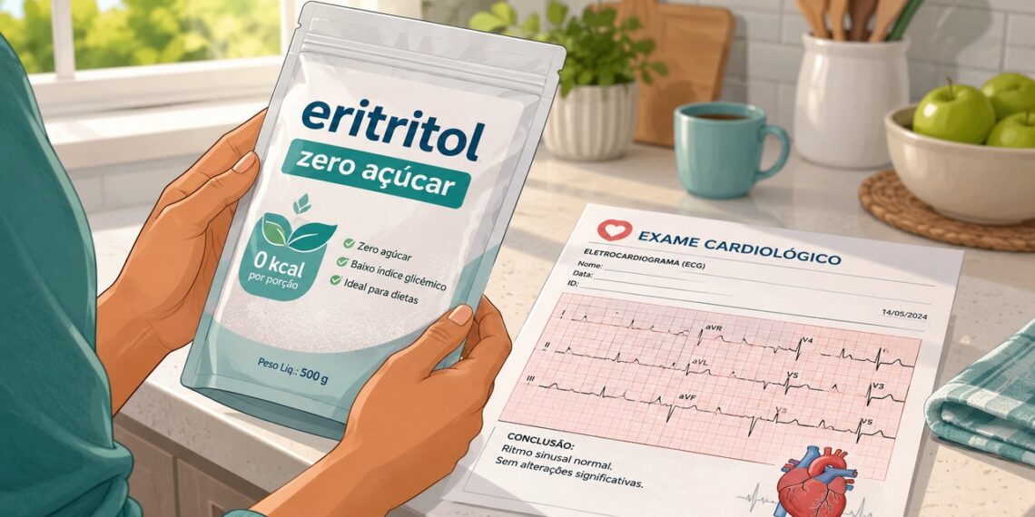 Ler rótulos ajuda a evitar o consumo automático de adoçantes e a considerar o risco cardiovascular individual.