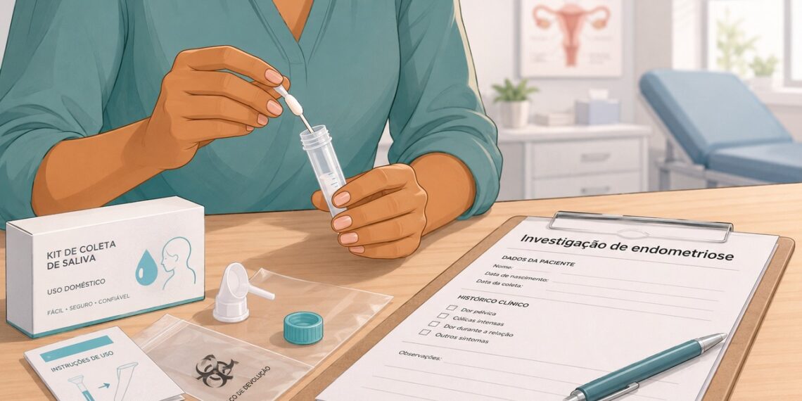 A análise da saliva pode abrir caminho para uma investigação menos invasiva da endometriose.