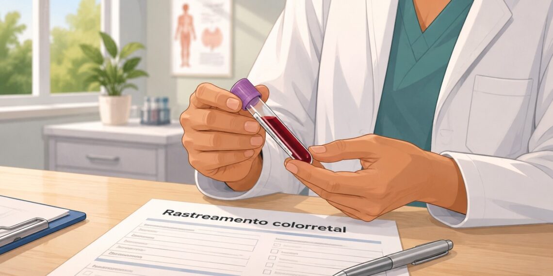 O exame de sangue pode facilitar o início do rastreamento, mas não substitui a colonoscopia quando há necessidade de investigação.