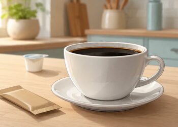 Café simples em destaque como escolha mais equilibrada para a rotina diária.