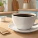Café simples em destaque como escolha mais equilibrada para a rotina diária.