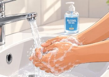 Água e sabão ganham destaque na prevenção da transmissão do norovírus.