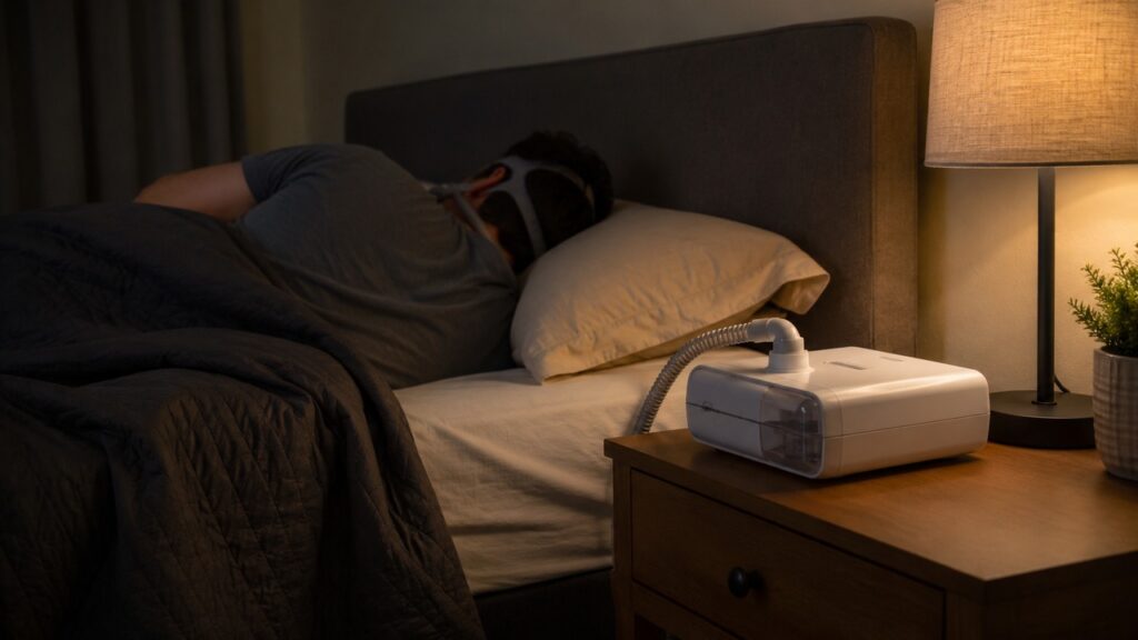 O tratamento adequado pode ajudar a reduzir despertares, ronco e pausas respiratórias durante a noite.