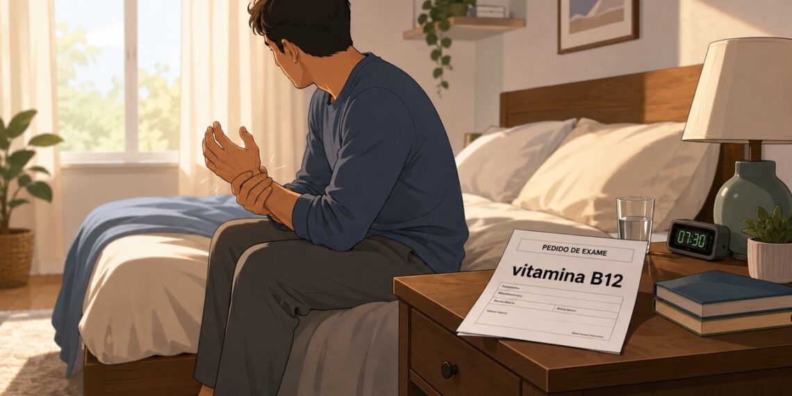 Formigamento nas mãos ao acordar pode indicar algo além de posição de sono ou coluna.