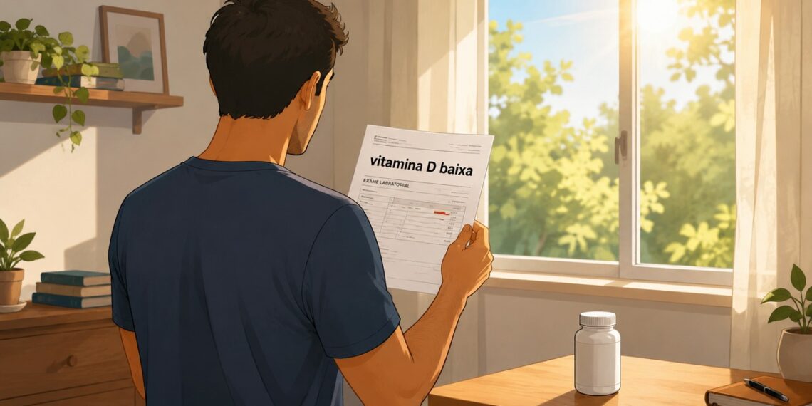 Vitamina D baixa mesmo com sol pode indicar que a causa precisa ser investigada além da exposição solar.