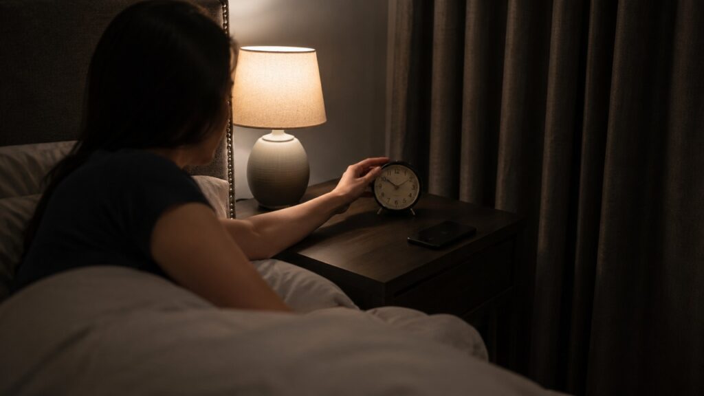Uma rotina noturna mais regular ajuda a reduzir os efeitos da privação de sono.