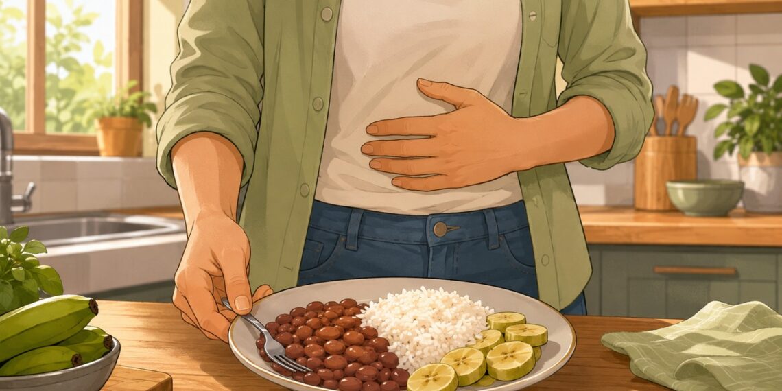 O amido resistente pode apoiar o intestino e o metabolismo dentro de uma alimentação equilibrada.