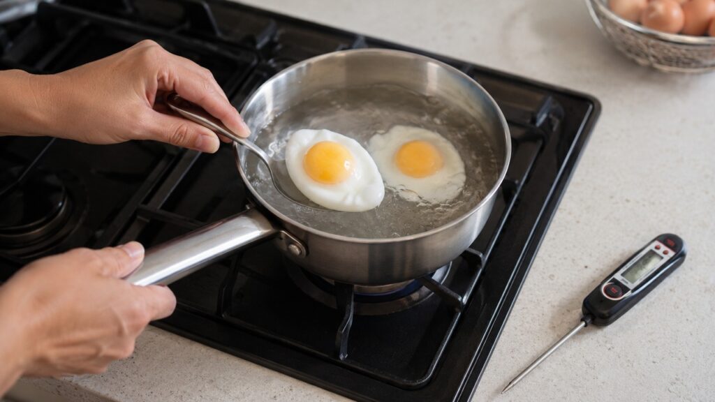 Cozinhar ovos completamente é uma das formas mais importantes de prevenir infecções.
