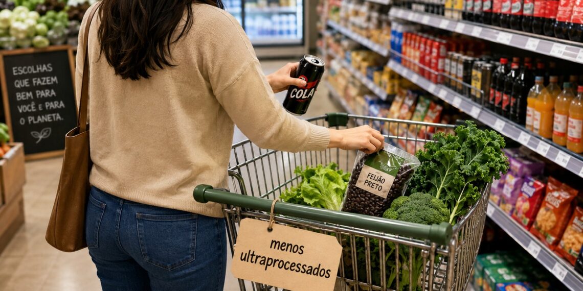Escolhas repetidas no carrinho podem influenciar o risco metabólico antes da glicose subir.