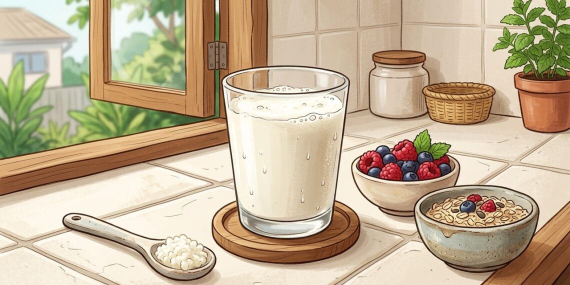 Para que serve o kefir? O equilíbrio da microbiota intestinal é um dos seus benefícios