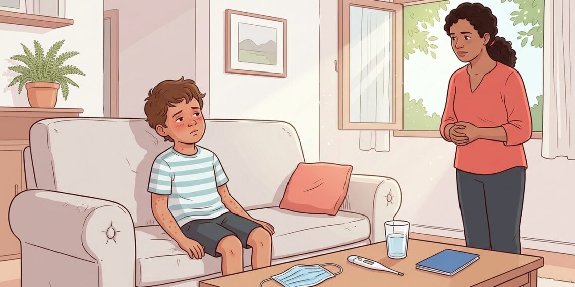 Sarampo pode parecer gripe no começo: quando febre, tosse e manchas exigem isolamento