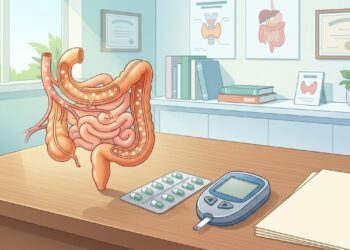 A metformina age através do intestino, não do fígado