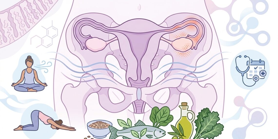 Como aliviar os sintomas incômodos da endometriose, como cólicas intensas, dor pélvica ou cansaço extremo