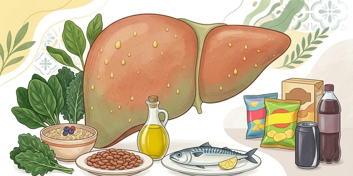 Dieta para gordura no fígado: o que realmente muda no prato segundo a Mayo Clinic