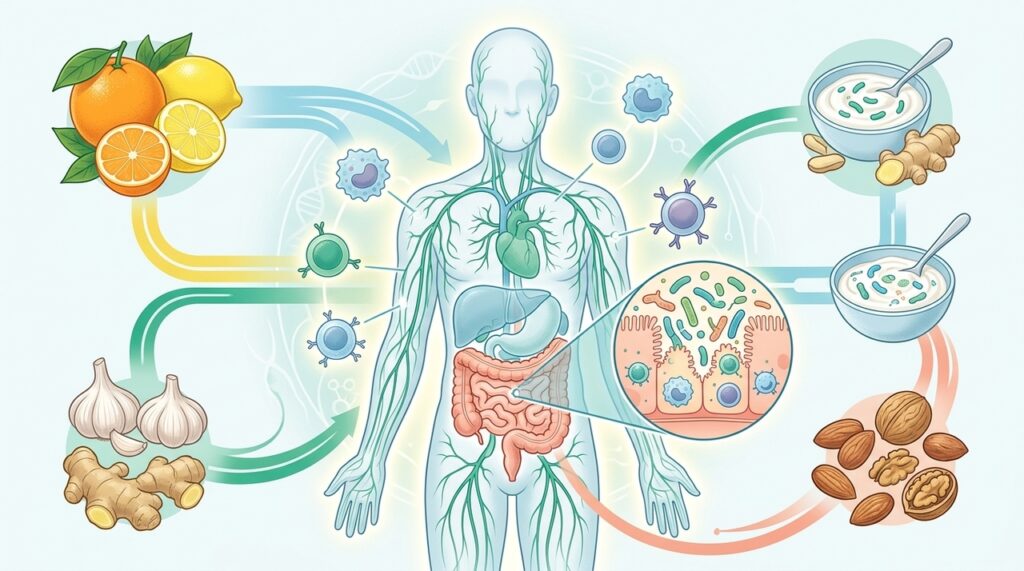 Quais alimentos ajudam a fortalecer a imunidade e a reduzir gripes frequentes?