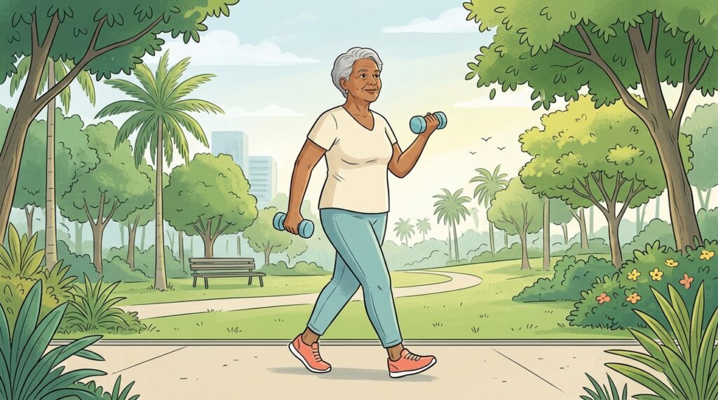 A maioria das pessoas se concentra em musculação quando pensa em saúde dos ossos, mas é importante variar os estímulos para também incluir impacto e equilíbrio