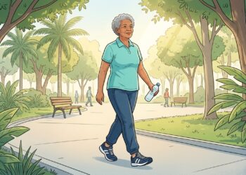 Quantos passos por dia são suficientes para idosos e é importante que eles caminhem ao ar livre?