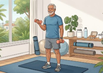 Creatina depois dos 60: quando ela auxilia força e massa magra com treino de resistência