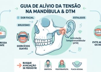 Cinco dicas simples de autocuidado para aliviar a dor e a tensão na mandíbula causadas pela "disfunção temporomandibular”