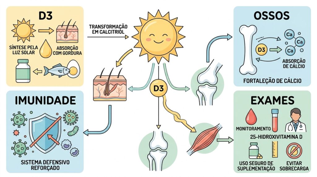 Vitamina D3: para que serve, benefícios e quando deve ser tomada