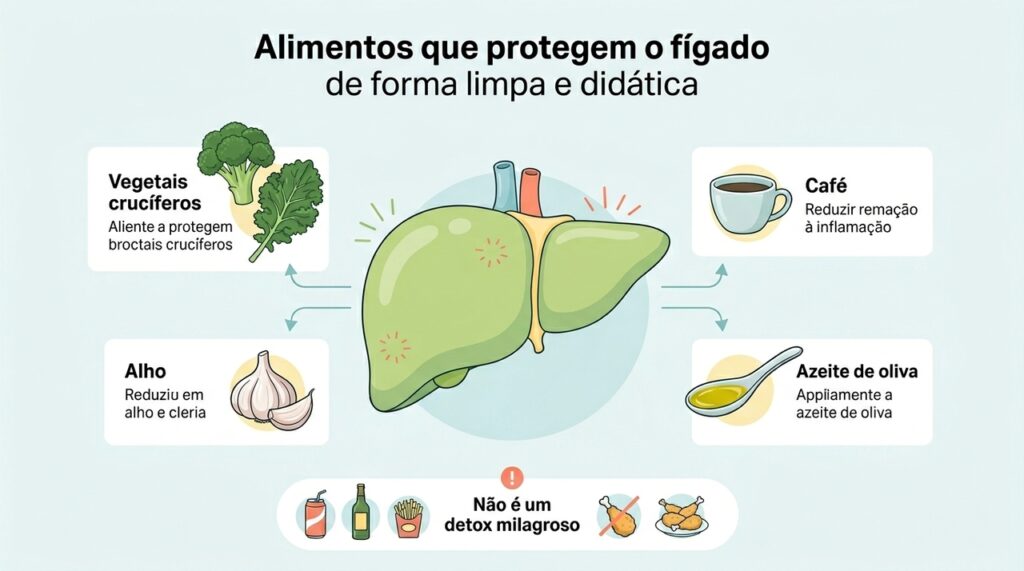 Estes são os alimentos benéficos para a saúde do nosso fígado