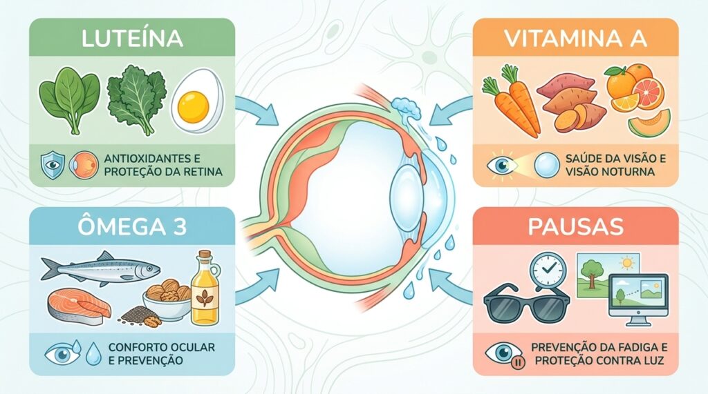 O que comer quando se tem visão embaçada ou cansaço visual? "Superalimentos" que ajudam a restaurar a visão e prevenir cataratas