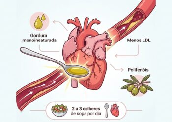 O que o consumo de azeite de oliva faz ao coração e ao controle do colesterol