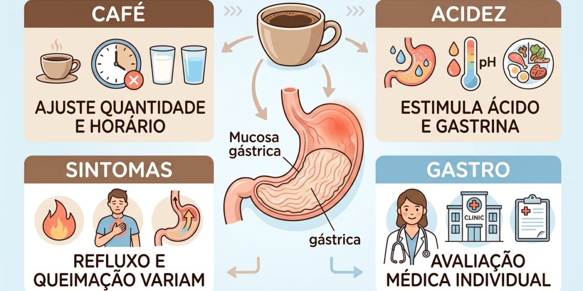 Pessoas com gastrite devem evitar café todos os dias?