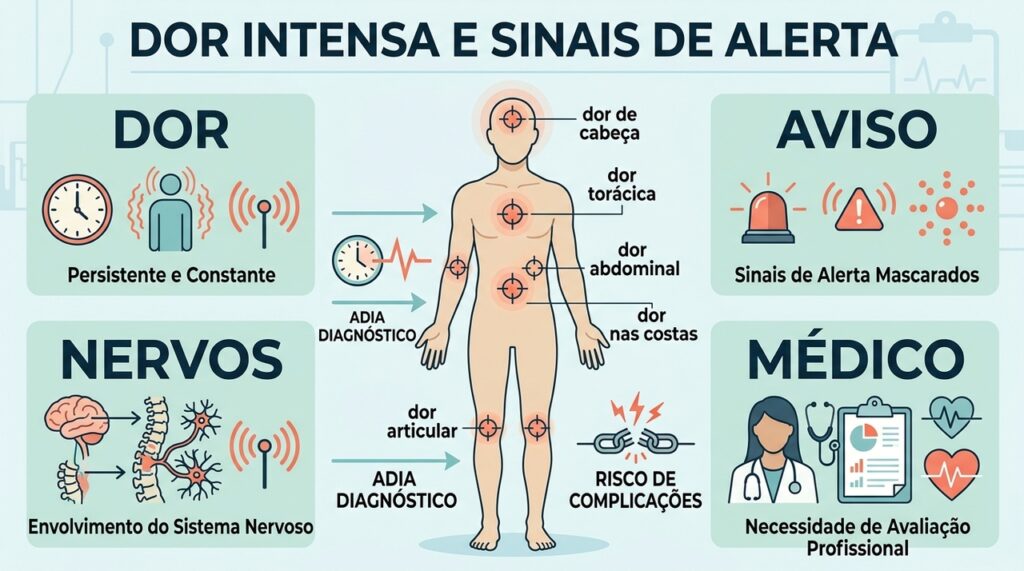 Se alguém suporta dor intensa sem reclamar, não é resistência admirável: é um sinal de alerta para o corpo