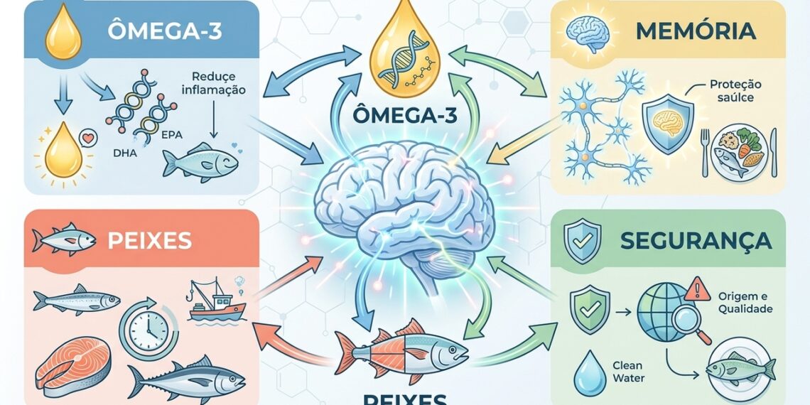 Segundo um estudo, consumir peixes pelo menos duas vezes por semana melhora a saúde cerebral