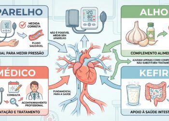 É possível medir a pressão arterial sem aparelho e reduzi-la com alho e kefir