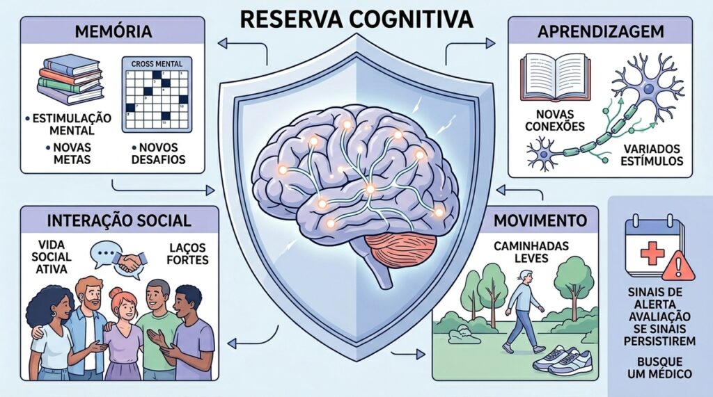 Para que nossa memória não falhe com a idade, primeiro precisamos observar e cuidar bem da reserva cognitiva