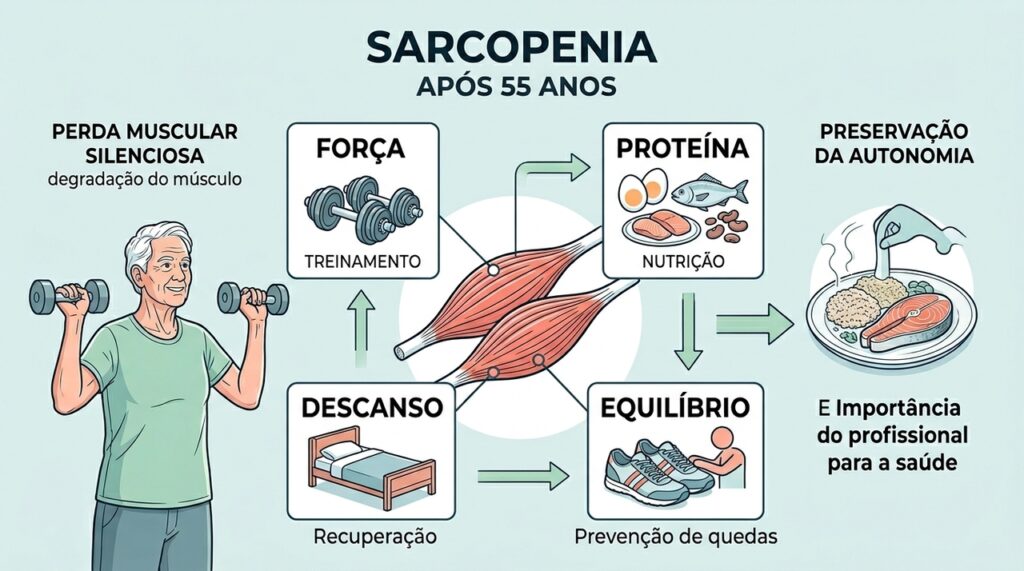 5 dicas para manter a força muscular após os 55 anos