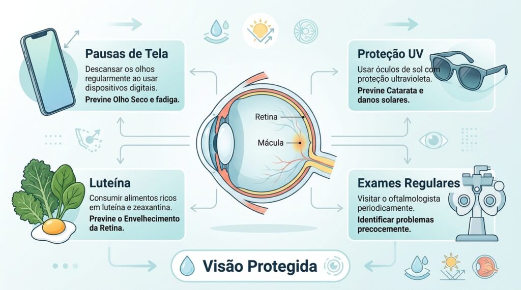 Estes são os hábitos benéficos para a saúde dos nossos olhos