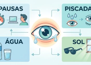 Hábitos rotineiros associados à piora da saúde dos olhos