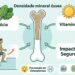 Para manter ossos fortes, o corpo precisa de cálcio, vitamina D e exercícios de impacto