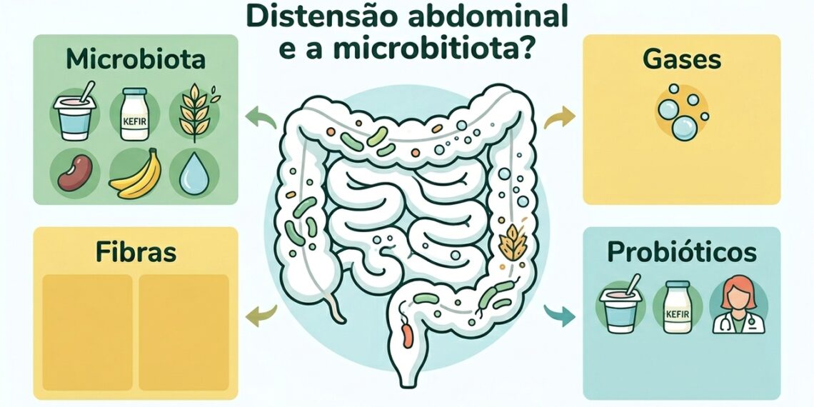Para que nossa barriga não fique inchada, primeiro precisamos observar e cuidar bem dessa microbiota