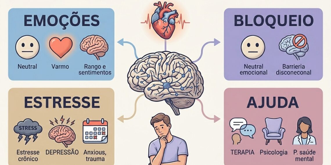 Se alguém raramente se emociona com situações difíceis, não é equilíbrio emocional: é um sinal de embotamento afetivo