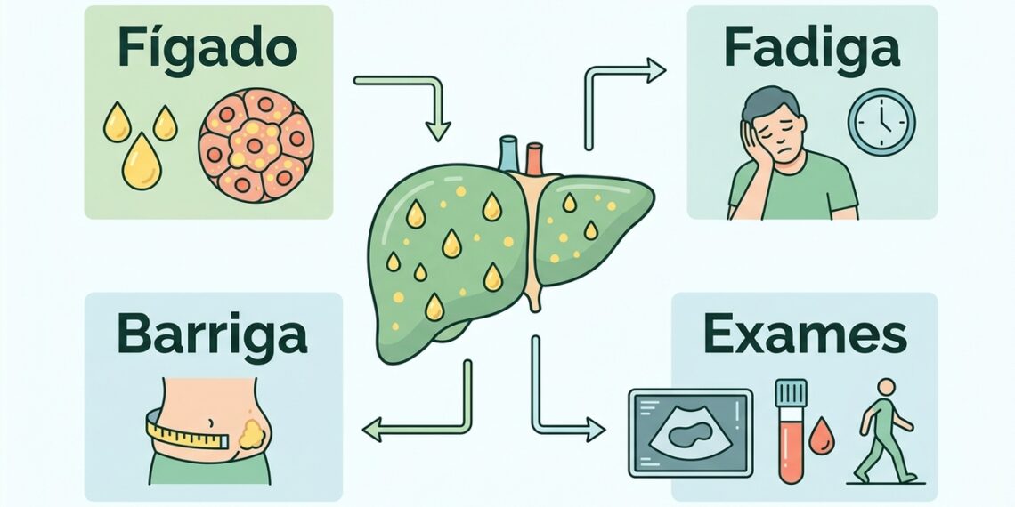 Sintomas que indicam que o fígado acumulou gordura