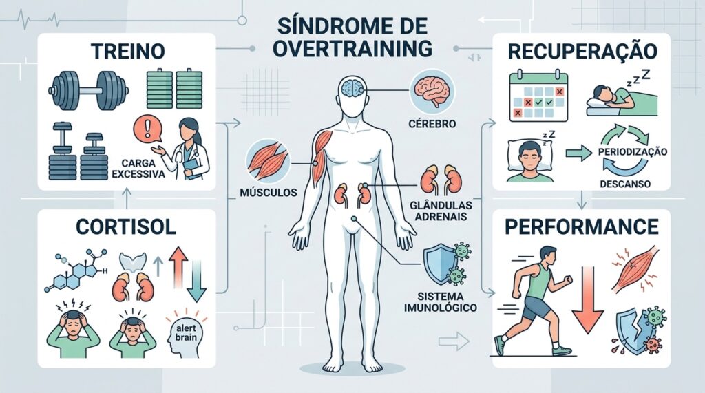 Se alguém treina pesado todos os dias sem sentir cansaço, não é um sinal de bom condicionamento: é um sinal de overtraining