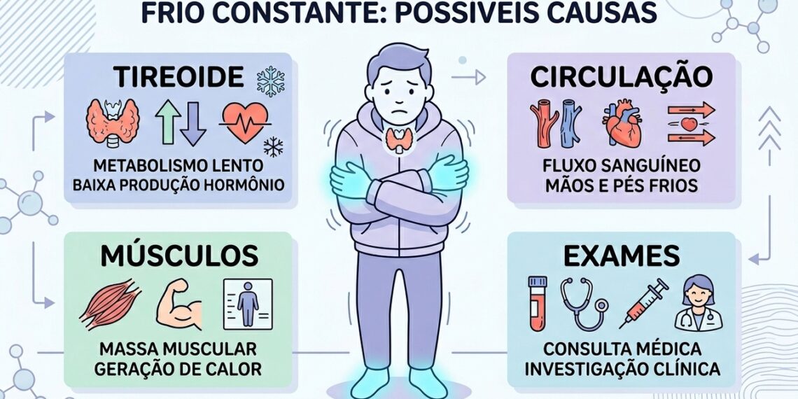 Este é o motivo pelo qual você pode sentir mais frio que outras pessoas